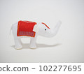 Felt work white elephant 102277695