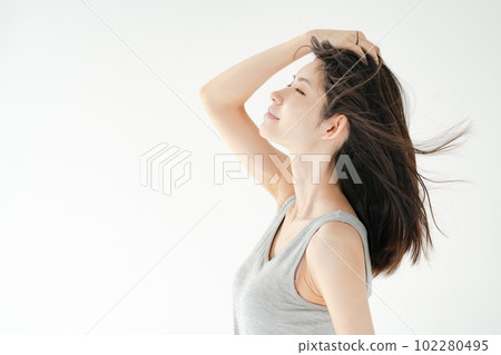 Hair care female beauty 102280495