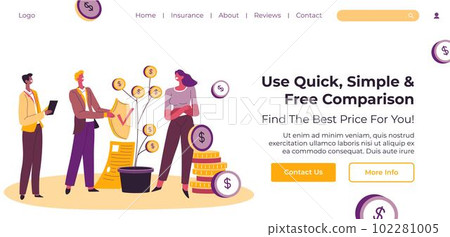 Find best price, free comparison of insurances 102281005