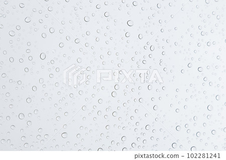 Raindrops on the windshield for background material 102281241