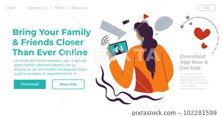 Bring your family closer than ever online web 102281599