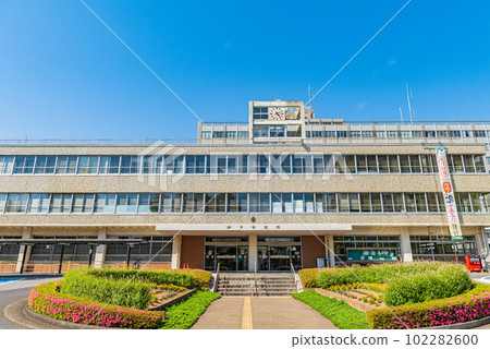 The main entrance of the Matsudo City Hall, celebrating its 80th anniversary The main entrance of the Matsudo City Hall, celebrating its 80th anniversary 102282600