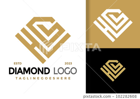 Letter H and G Diamond Logo vector icon illustration Letter H and G Diamond Logo vector icon illustration 102282608