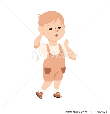 Bullied Boy Suffering from Mockery and Sneer Vector Illustration Bullied Boy Suffering from Mockery and Sneer Vector Illustration 102282871
