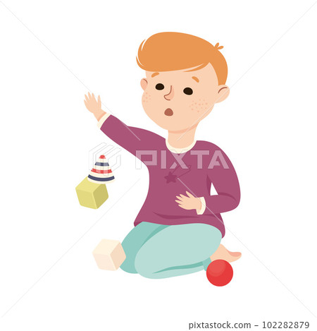 Bullied Boy Suffering from Mockery and Sneer Vector Illustration Bullied Boy Suffering from Mockery and Sneer Vector Illustration 102282879