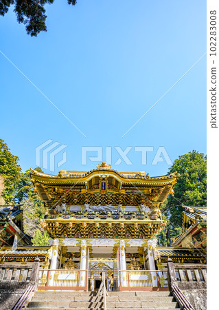 栃木縣日光市春天日光東照宮陽明門 栃木縣日光市春天日光東照宮陽明門 102283008