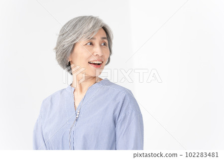 Beauty senior female portrait Beauty senior female portrait 102283481