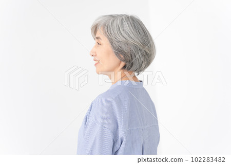 Beauty senior female portrait 102283482