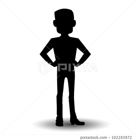 Silhouette of a man 102283972