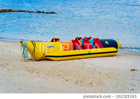 Water banana summer attraction. Water banana summer attraction. 102285163