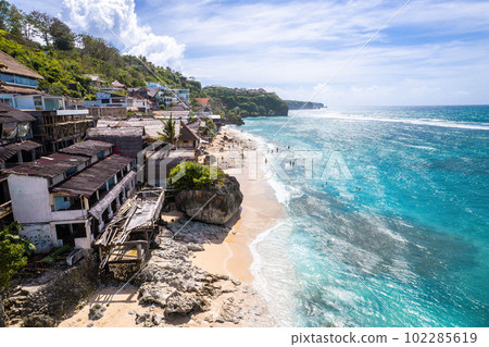 Aerial view of Bingin beach in Bali, Indonesia Aerial view of Bingin beach in Bali, Indonesia 102285619