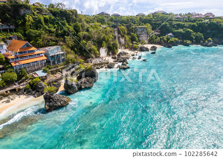 Aerial view of Bingin beach in Bali, Indonesia Aerial view of Bingin beach in Bali, Indonesia 102285642