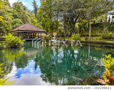 Pura Gunung Kawi Sebatu Gianyar temple in Ubud, Bali, Indonesia 102286621