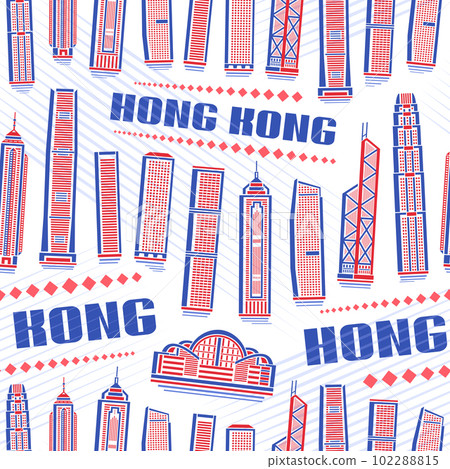 Vector Hong Kong Seamless Pattern 102288815