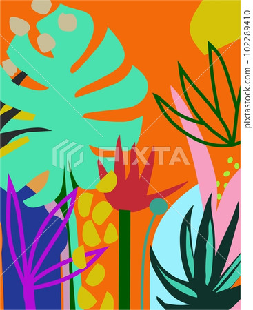 Plant abstract background illustration Plant abstract background illustration 102289410