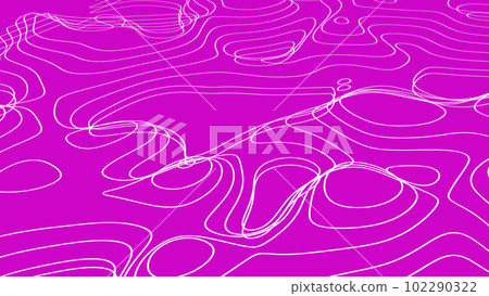 3D Topographic map background concept abstract background. Space Geography Wavy backdrop 102290322