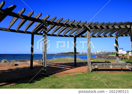 Shirahama Noshimazaki Lighthouse from Isobue Park 102290521