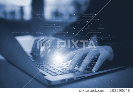 Businessman hand touch with Code html and programming on screen laptop,Programmer development Computer code,web design coding technology in software, digital software technology development, IoT Businessman hand touch with Code html and programming on screen laptop,Programmer development Computer code,web design coding technology in software, digital software technology development, IoT 102290648
