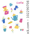 cafe icon set 102290708