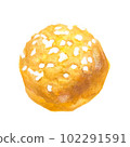 melon bread with sugar 102291591