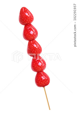 草莓糖插畫真實 草莓糖插畫真實 102291937