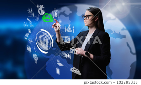 Ecology, protection of planet, green future of earth Ecology, protection of planet, green future of earth 102295313