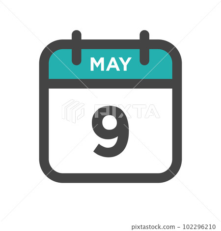 May 9 Calendar Day or Calender Date for Deadlines or Appointment May 9 Calendar Day or Calender Date for Deadlines or Appointment 102296210