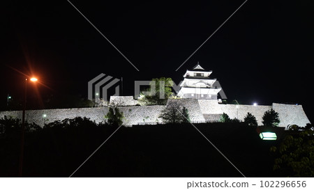 Marugame castle tower light up 3 Marugame castle tower light up 3 102296656