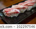 Crab sushi 102297546