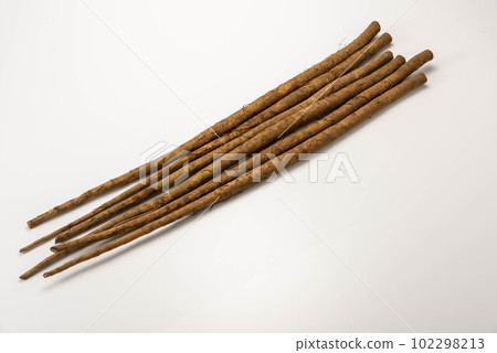 fresh ground burdock 102298213