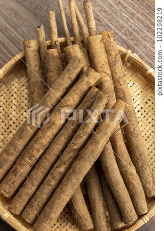 fresh ground burdock 102298219