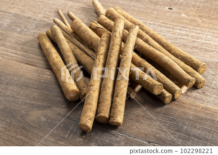 fresh ground burdock 102298221