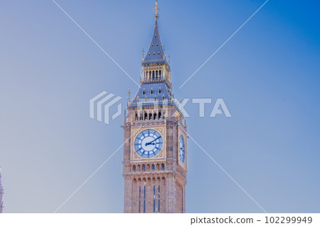 blue sky and big ben blue sky and big ben 102299949