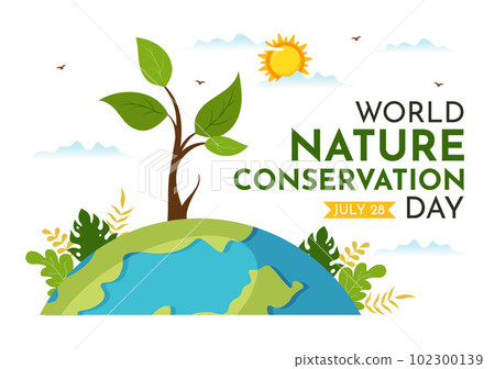 World Nature Conservation Day Vector Illustration with World Map, Tree and Eco Friendly Ecology in Flat Cartoon Hand Drawn Landing Page Templates World Nature Conservation Day Vector Illustration with World Map, Tree and Eco Friendly Ecology in Flat Cartoon Hand Drawn Landing Page Templates 102300139