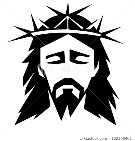 christian religious figure jesus christ with crown of thorns christian religious figure jesus christ with crown of thorns 102300461