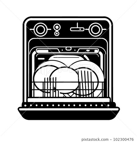 black and white dishwasher kitchen machine black and white dishwasher kitchen machine 102300476