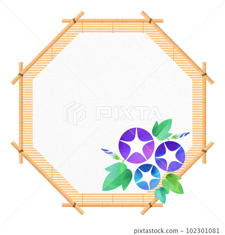 牽牛花八角框盲夏框 102301081