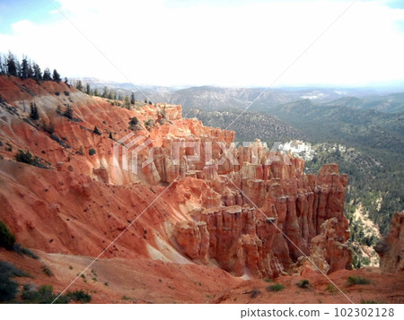 Landscape of Bryce Canyon National Park, Utah, USA, Landscape of Bryce Canyon National Park, Utah, USA, 102302128