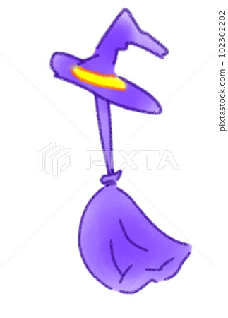 A broom wearing a hat that roams the night sky A broom wearing a hat that roams the night sky 102302202