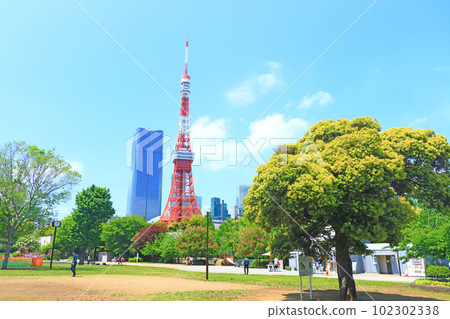 東京塔,東京,日本的風景 東京塔,東京,日本的風景 102302338