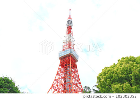 Scenery of Tokyo Tower, Tokyo, Japan Scenery of Tokyo Tower, Tokyo, Japan 102302352