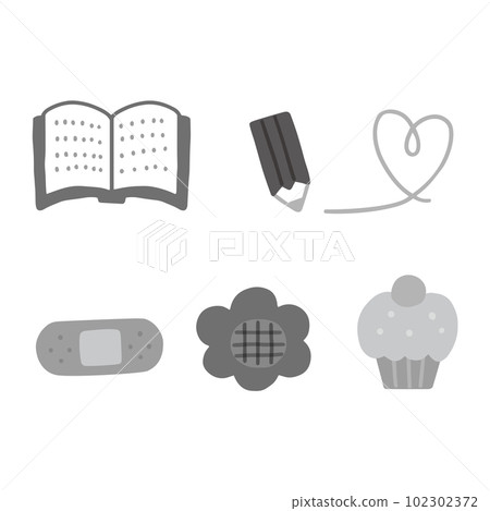 成人可愛寬鬆裝飾插畫集單調 102302372