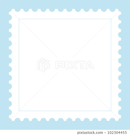 可愛的粉彩郵票方框 102304455