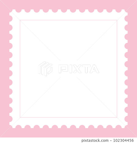 可愛的粉彩郵票方框 可愛的粉彩郵票方框 102304456