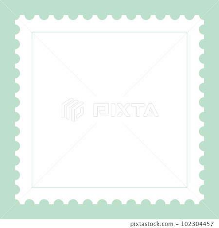 可愛的粉彩郵票方框 102304457
