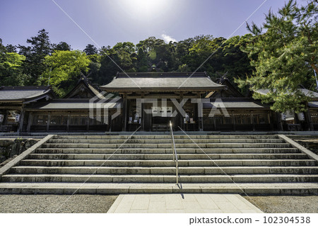 Sata Shrine Worship Hall Matsue City, Shimane Prefecture Sata Shrine Worship Hall Matsue City, Shimane Prefecture 102304538