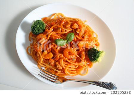 海鮮番茄醬意大利面 海鮮番茄醬意大利面 102305228