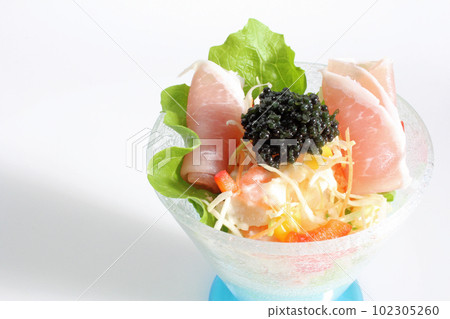 魚子醬火腿沙拉 102305260