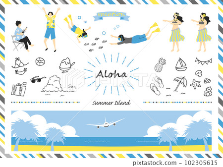 People who enjoy the tropical country 102305615