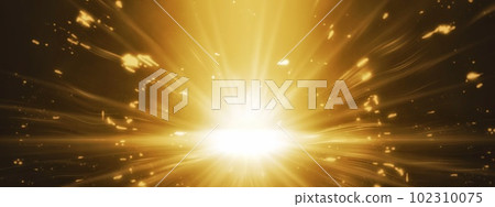 金色閃閃發光的光線抽象背景 102310075
